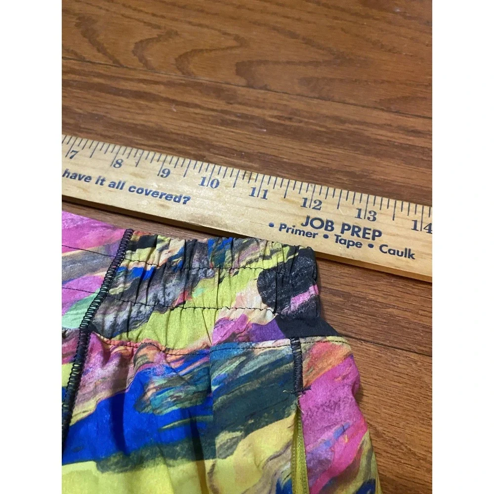 Lululemon Mylticolor Lined Running Shorts Size 6 Tall Athletic 4